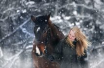 Trabajar los caballos con frío