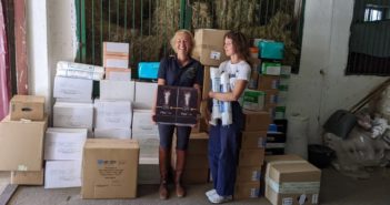 Una generosa donación de suministros veterinarios a Ucrania