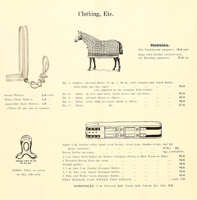 Descripción y definiciones de una cincha